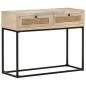 vidaXL Konsolentisch 100x35x76 cm Mango Massivholz und Rohrgeflecht vidaXL Konsolentisch 100x35x76 cm Mango Massivholz und Rohrgeflecht