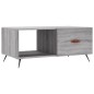 vidaXL Couchtisch Grau Sonoma 90x50x40 cm Holzwerkstoff vidaXL Couchtisch Grau Sonoma 90x50x40 cm Holzwerkstoff