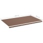 vidaXL Markisenbespannung Braun 6x3,5 m vidaXL Markisenbespannung Braun 6x3,5 m