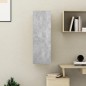 vidaXL TV-Schrank Betongrau 30,5x30x90 cm Holzwerkstoff vidaXL TV-Schrank Betongrau 30,5x30x90 cm Holzwerkstoff