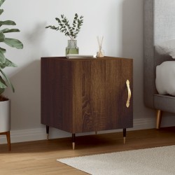 vidaXL Nachttisch Braun Eichen-Optik 40x40x50 cm Holzwerkstoff