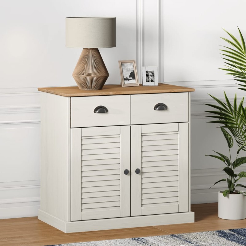 vidaXL Sideboard mit Schubladen VIGO 78x40x75 cm Massivholz Kiefer vidaXL Sideboard mit Schubladen VIGO 78x40x75 cm Massivholz Kiefer