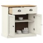 vidaXL Sideboard mit Schubladen VIGO 78x40x75 cm Massivholz Kiefer vidaXL Sideboard mit Schubladen VIGO 78x40x75 cm Massivholz Kiefer