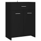 vidaXL Badezimmerschrank Schwarz 60x33x80 cm Holzwerkstoff vidaXL Badezimmerschrank Schwarz 60x33x80 cm Holzwerkstoff
