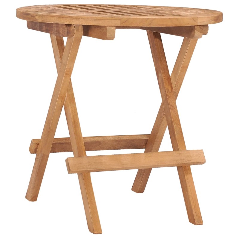 vidaXL Klappbarer Gartentisch 50x50x50 cm Teak Massivholz vidaXL Klappbarer Gartentisch 50x50x50 cm Teak Massivholz