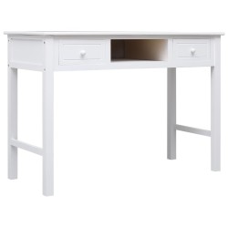 vidaXL Schreibtisch Weiß 110×45×76 cm Holz