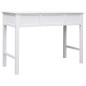 vidaXL Schreibtisch Weiß 110×45×76 cm Holz vidaXL Schreibtisch Weiß 110×45×76 cm Holz