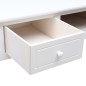 vidaXL Schreibtisch Weiß 110×45×76 cm Holz vidaXL Schreibtisch Weiß 110×45×76 cm Holz
