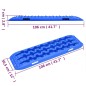 vidaXL Traktionsmatten 2 Stk. Blau 106x30,5x7 cm Nylon vidaXL Traktionsmatten 2 Stk. Blau 106x30,5x7 cm Nylon