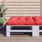 vidaXL Palettenkissen Rot 80x80x12 cm Stoff vidaXL Palettenkissen Rot 80x80x12 cm Stoff