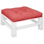 vidaXL Palettenkissen Rot 80x80x12 cm Stoff vidaXL Palettenkissen Rot 80x80x12 cm Stoff