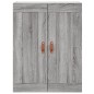 vidaXL Wandschrank Grau Sonoma 69,5x34x90 cm Holzwerkstoff vidaXL Wandschrank Grau Sonoma 69,5x34x90 cm Holzwerkstoff