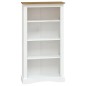 vidaXL Bücherschrank 4 Fächer Mexiko-Stil Kiefernholz Weiß 81x29x150cm vidaXL Bücherschrank 4 Fächer Mexiko-Stil Kiefernholz Weiß 81x29x150cm