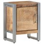 vidaXL Nachttisch 40x30x50 cm Raues Mangoholz vidaXL Nachttisch 40x30x50 cm Raues Mangoholz