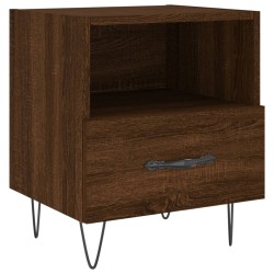 vidaXL Nachttisch Braune Eiche 40x35x47,5 cm Holzwerkstoff