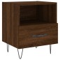 vidaXL Nachttisch Braune Eiche 40x35x47,5 cm Holzwerkstoff vidaXL Nachttisch Braune Eiche 40x35x47,5 cm Holzwerkstoff