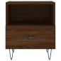 vidaXL Nachttisch Braune Eiche 40x35x47,5 cm Holzwerkstoff vidaXL Nachttisch Braune Eiche 40x35x47,5 cm Holzwerkstoff