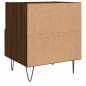 vidaXL Nachttisch Braune Eiche 40x35x47,5 cm Holzwerkstoff vidaXL Nachttisch Braune Eiche 40x35x47,5 cm Holzwerkstoff