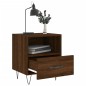 vidaXL Nachttisch Braune Eiche 40x35x47,5 cm Holzwerkstoff vidaXL Nachttisch Braune Eiche 40x35x47,5 cm Holzwerkstoff
