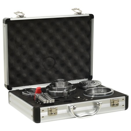 vidaXL Selbstzentrierendes Spannfutter Set 3,75 Zoll Stahl