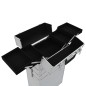 vidaXL Kosmetikkoffer Aluminium Silbern vidaXL Kosmetikkoffer Aluminium Silbern