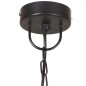 vidaXL Hängelampe Industriestil 25 W Schwarz Rund 32 cm E27 vidaXL Hängelampe Industriestil 25 W Schwarz Rund 32 cm E27