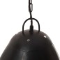 vidaXL Hängelampe Industriestil 25 W Schwarz Rund 32 cm E27 vidaXL Hängelampe Industriestil 25 W Schwarz Rund 32 cm E27