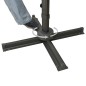 vidaXL Ampelschirm mit Lüftung 300x300 cm Taupe vidaXL Ampelschirm mit Lüftung 300x300 cm Taupe