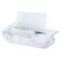 vidaXL Bettwäsche-Set Weiß 225x220 cm Leichte Mikrofaser vidaXL Bettwäsche-Set Weiß 225x220 cm Leichte Mikrofaser