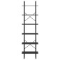 vidaXL Lagerregal Schwarz 60x30x210 cm Massivholz Kiefer vidaXL Lagerregal Schwarz 60x30x210 cm Massivholz Kiefer