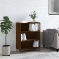 vidaXL Bücherregal Braun Eichen-Optik 69,5x32,5x90 cm Holzwerkstoff vidaXL Bücherregal Braun Eichen-Optik 69,5x32,5x90 cm Holzwerkstoff