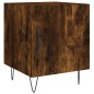vidaXL Nachttisch Räuchereiche 40x40x50 cm Holzwerkstoff vidaXL Nachttisch Räuchereiche 40x40x50 cm Holzwerkstoff