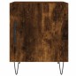 vidaXL Nachttisch Räuchereiche 40x40x50 cm Holzwerkstoff vidaXL Nachttisch Räuchereiche 40x40x50 cm Holzwerkstoff