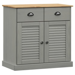 vidaXL Sideboard mit Schubladen VIGO 78x40x75 cm Massivholz Kiefer