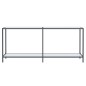 vidaXL Konsolentisch Weiß 180x35x75,5 cm Hartglas vidaXL Konsolentisch Weiß 180x35x75,5 cm Hartglas