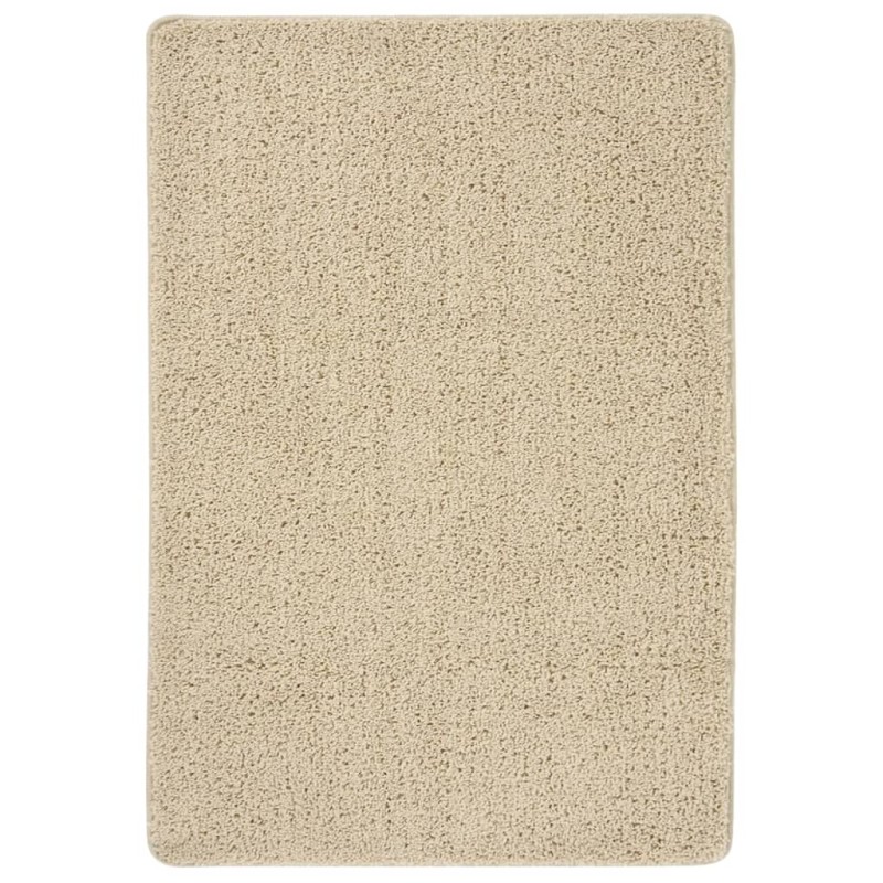 vidaXL Shaggy-Teppich Creme 120x170 cm Rutschfest vidaXL Shaggy-Teppich Creme 120x170 cm Rutschfest