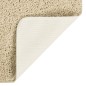 vidaXL Shaggy-Teppich Creme 120x170 cm Rutschfest vidaXL Shaggy-Teppich Creme 120x170 cm Rutschfest