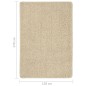 vidaXL Shaggy-Teppich Creme 120x170 cm Rutschfest vidaXL Shaggy-Teppich Creme 120x170 cm Rutschfest
