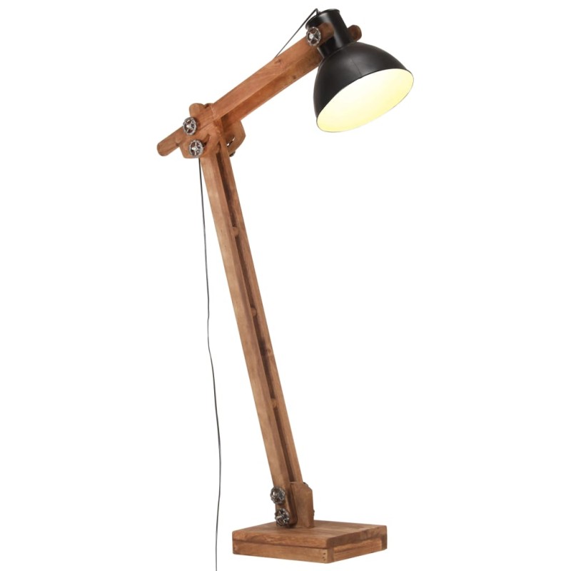 vidaXL Stehlampe Schwarz Mango Massivholz E27 vidaXL Stehlampe Schwarz Mango Massivholz E27