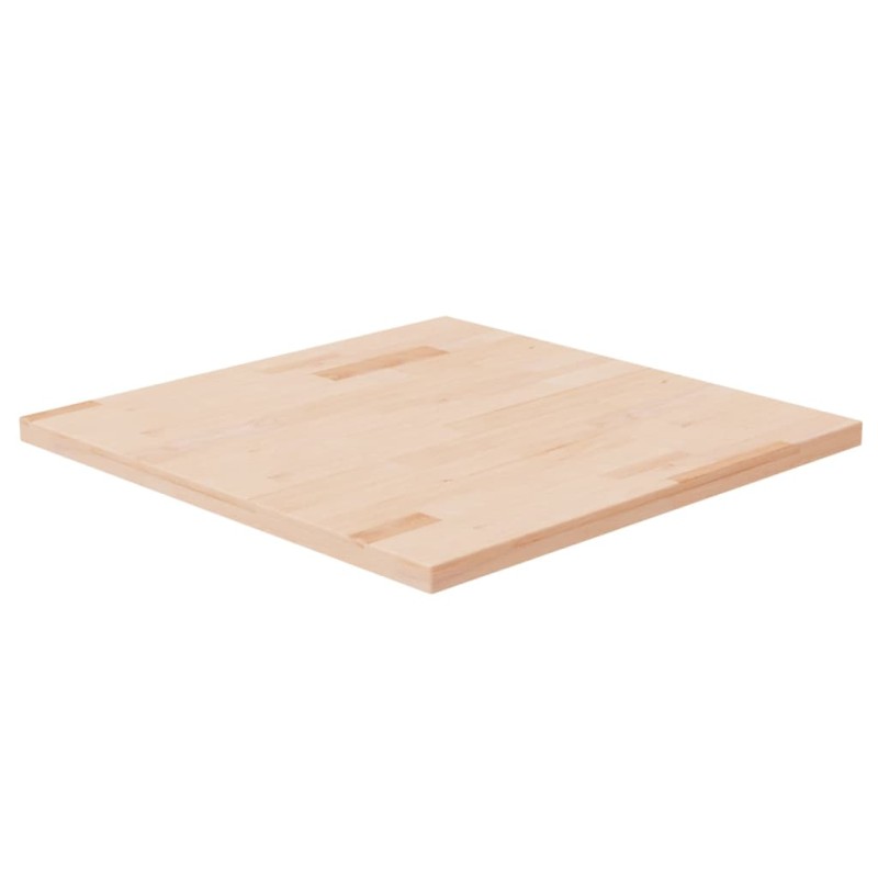 vidaXL Tischplatte Quadratisch 60x60x2,5 cm Eichenholz Unbehandelt vidaXL Tischplatte Quadratisch 60x60x2,5 cm Eichenholz Unbehandelt