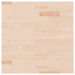 vidaXL Tischplatte Quadratisch 60x60x2,5 cm Eichenholz Unbehandelt