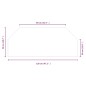 vidaXL Kaminofen Glasplatte Sechseck 120x50 cm vidaXL Kaminofen Glasplatte Sechseck 120x50 cm