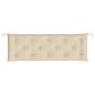 vidaXL Gartenbank-Auflage Beige 150x50x7 cm Oxford-Gewebe vidaXL Gartenbank-Auflage Beige 150x50x7 cm Oxford-Gewebe