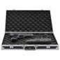 vidaXL Waffenkoffer Aluminium ABS Schwarz vidaXL Waffenkoffer Aluminium ABS Schwarz