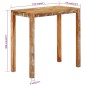 vidaXL Bartisch 112x55x108 cm Altholz Massiv