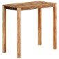 vidaXL Bartisch 112x55x108 cm Altholz Massiv