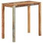 vidaXL Bartisch 112x55x108 cm Altholz Massiv