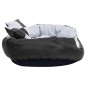 vidaXL Wendbares & waschbares Hundekissen Grau und Schwarz 85x70x20 cm vidaXL Wendbares & waschbares Hundekissen Grau und Schwarz 85x70x20 cm