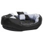 vidaXL Wendbares & waschbares Hundekissen Grau und Schwarz 85x70x20 cm vidaXL Wendbares & waschbares Hundekissen Grau und Schwarz 85x70x20 cm