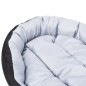 vidaXL Wendbares & waschbares Hundekissen Grau und Schwarz 85x70x20 cm vidaXL Wendbares & waschbares Hundekissen Grau und Schwarz 85x70x20 cm